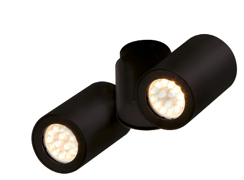 Maxlight BARRO Beltéri spotlámpa GU10 2x50W fekete