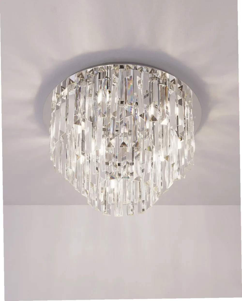 Maxlight MONACO Beltéri mennyezeti lámpa G9 9x40W króm/üve...