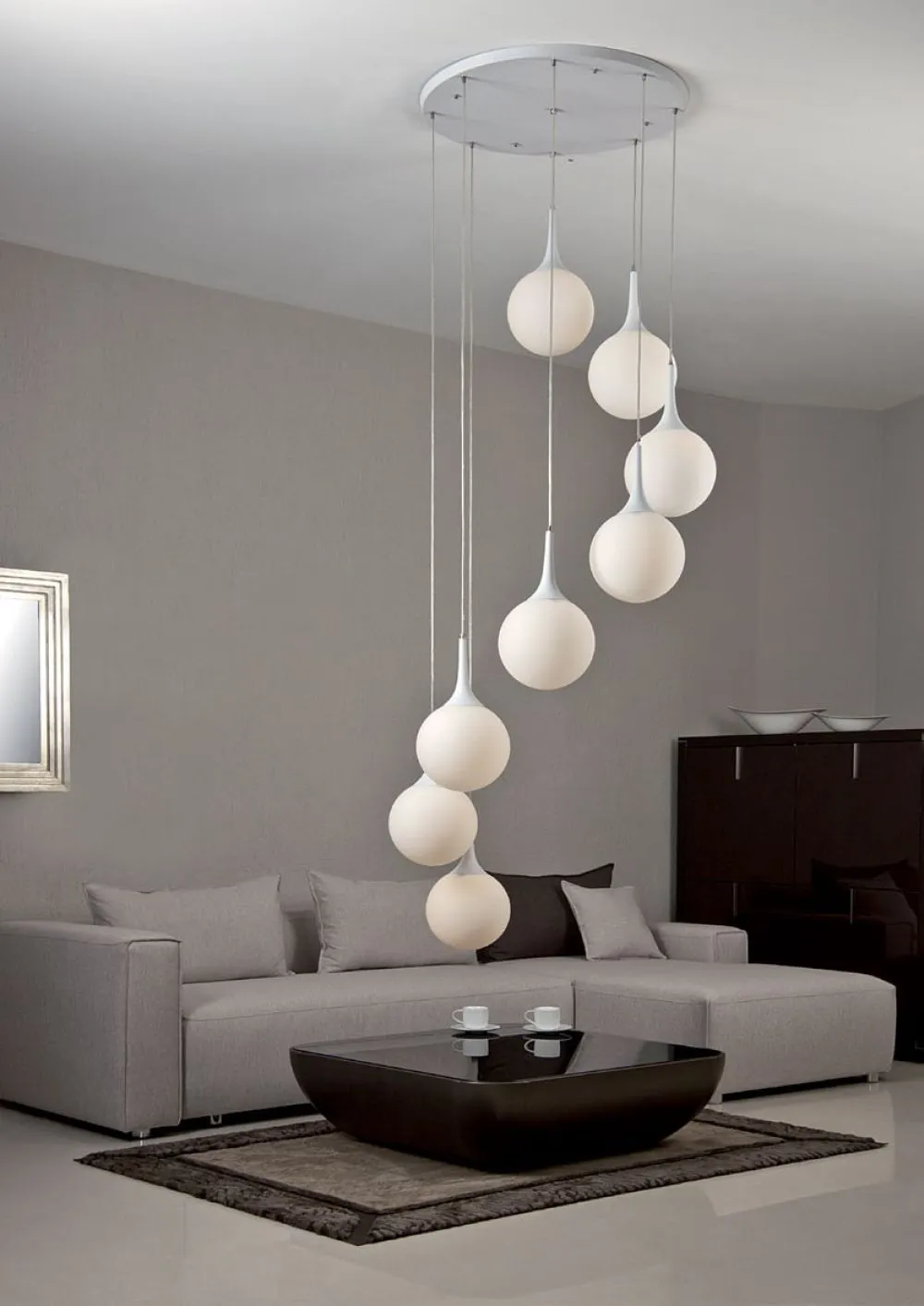 Maxlight BOLLE Függeszték fehér