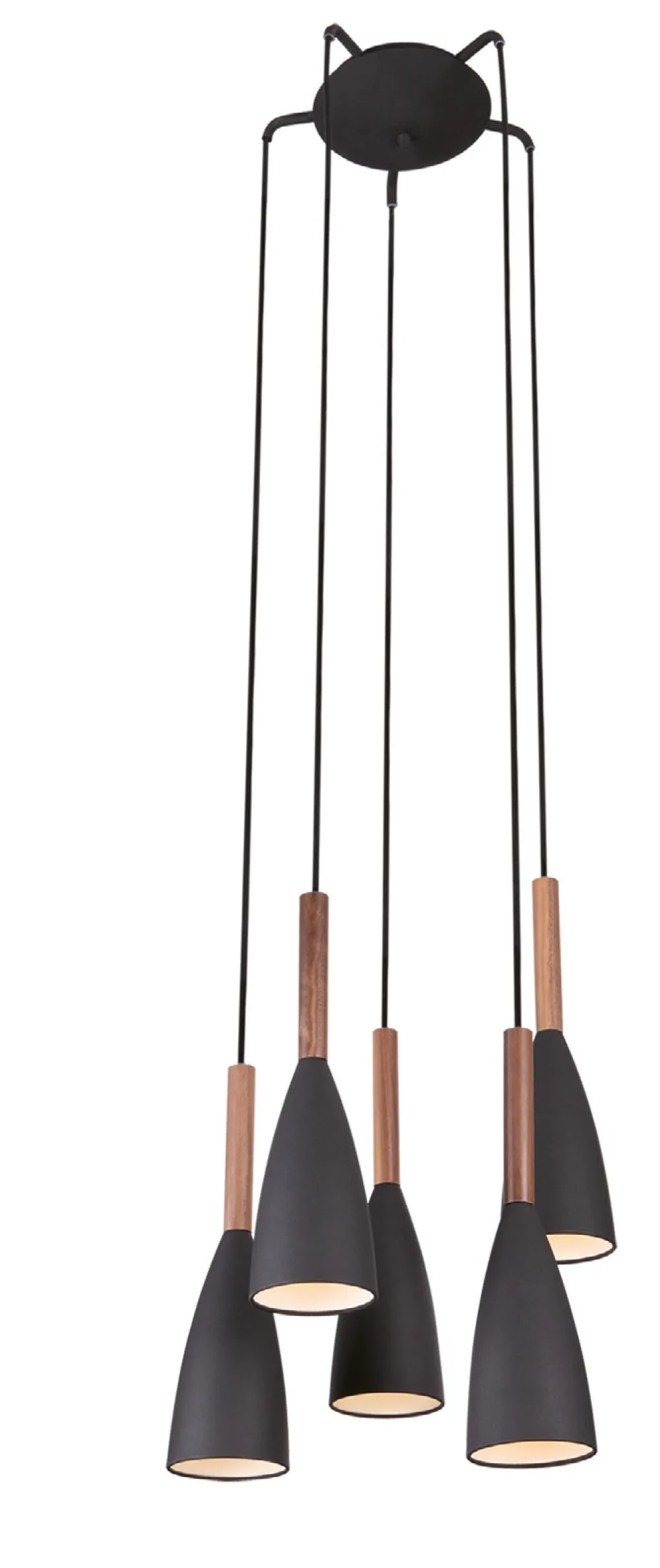 Maxlight SOFT Függeszték E27 5x40W fekete