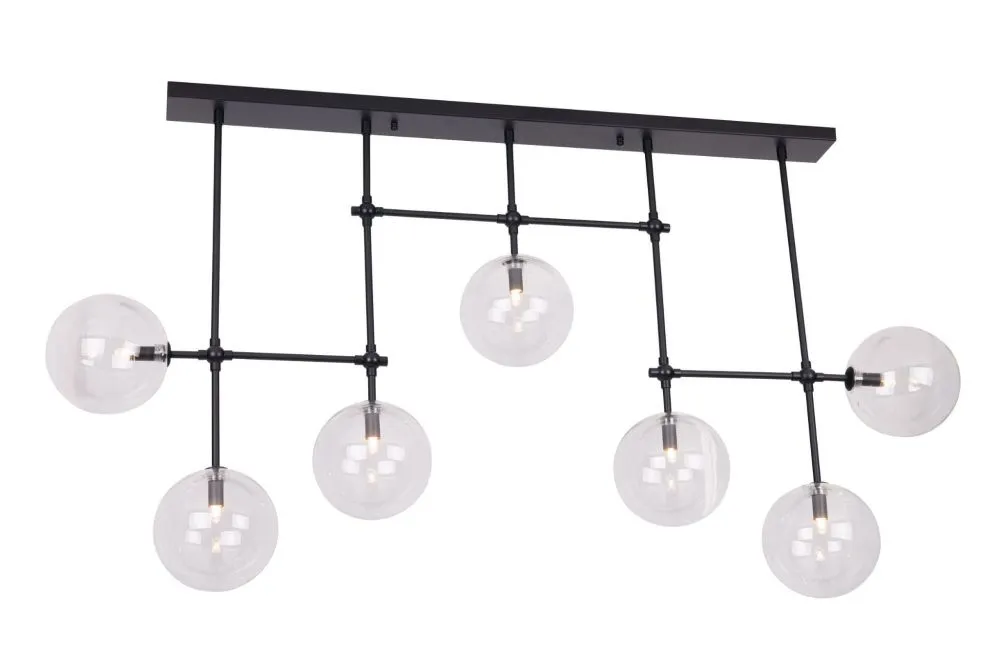 Maxlight LOLLIPOP függeszték G9 7x40W fekete