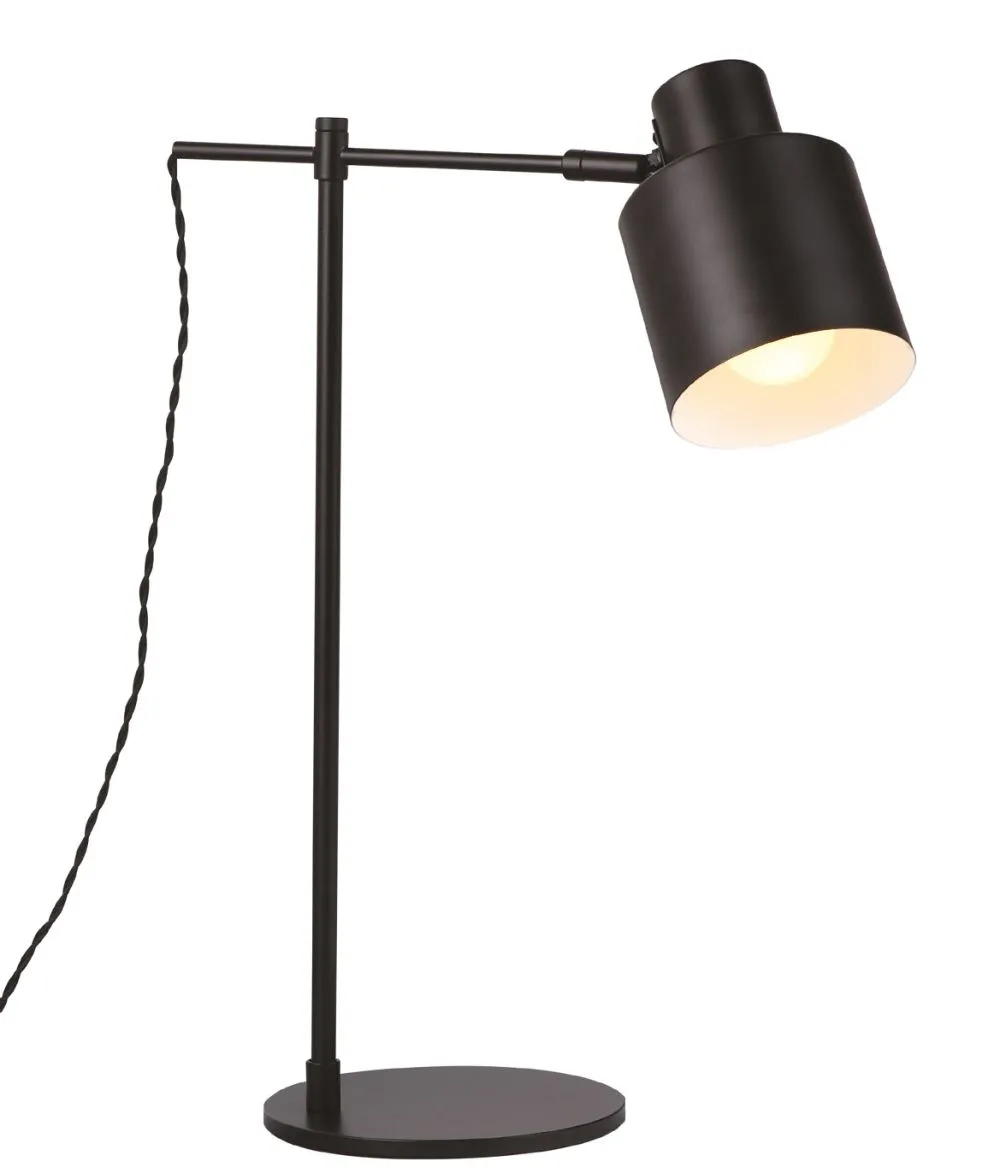 Maxlight BLACK Íróasztali lámpa E27 60W fekete