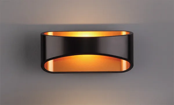 Maxlight HUGO Fali lámpa fekete, arany