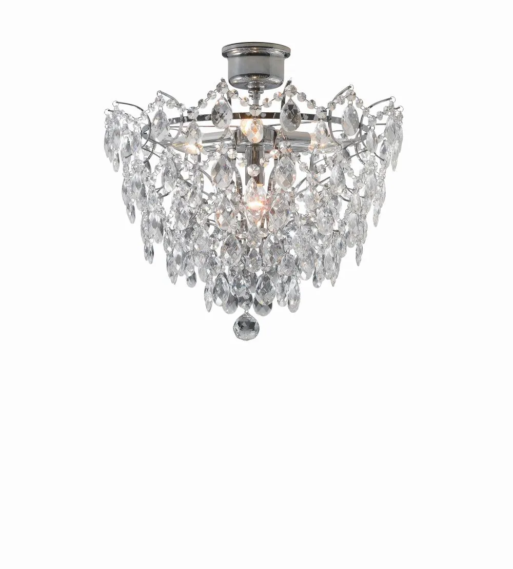 MARKSLÖJD ROSENDAL Beltéri mennyezeti lámpa E14 4x40W króm...