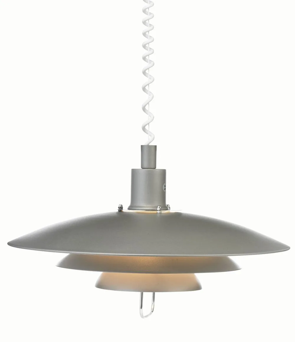 MARKSLÖJD KIRKENES Függeszték E27 60W szürke