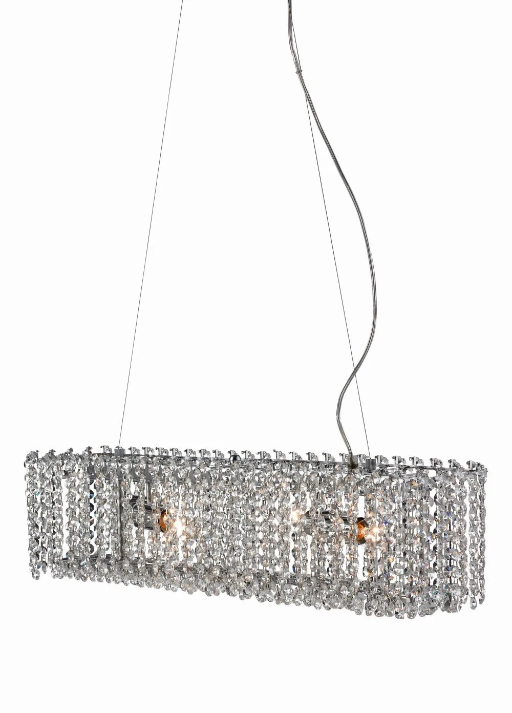 MARKSLÖJD TROLLENAS Függeszték 4L króm/Kristály /KIFUTÓ CS...