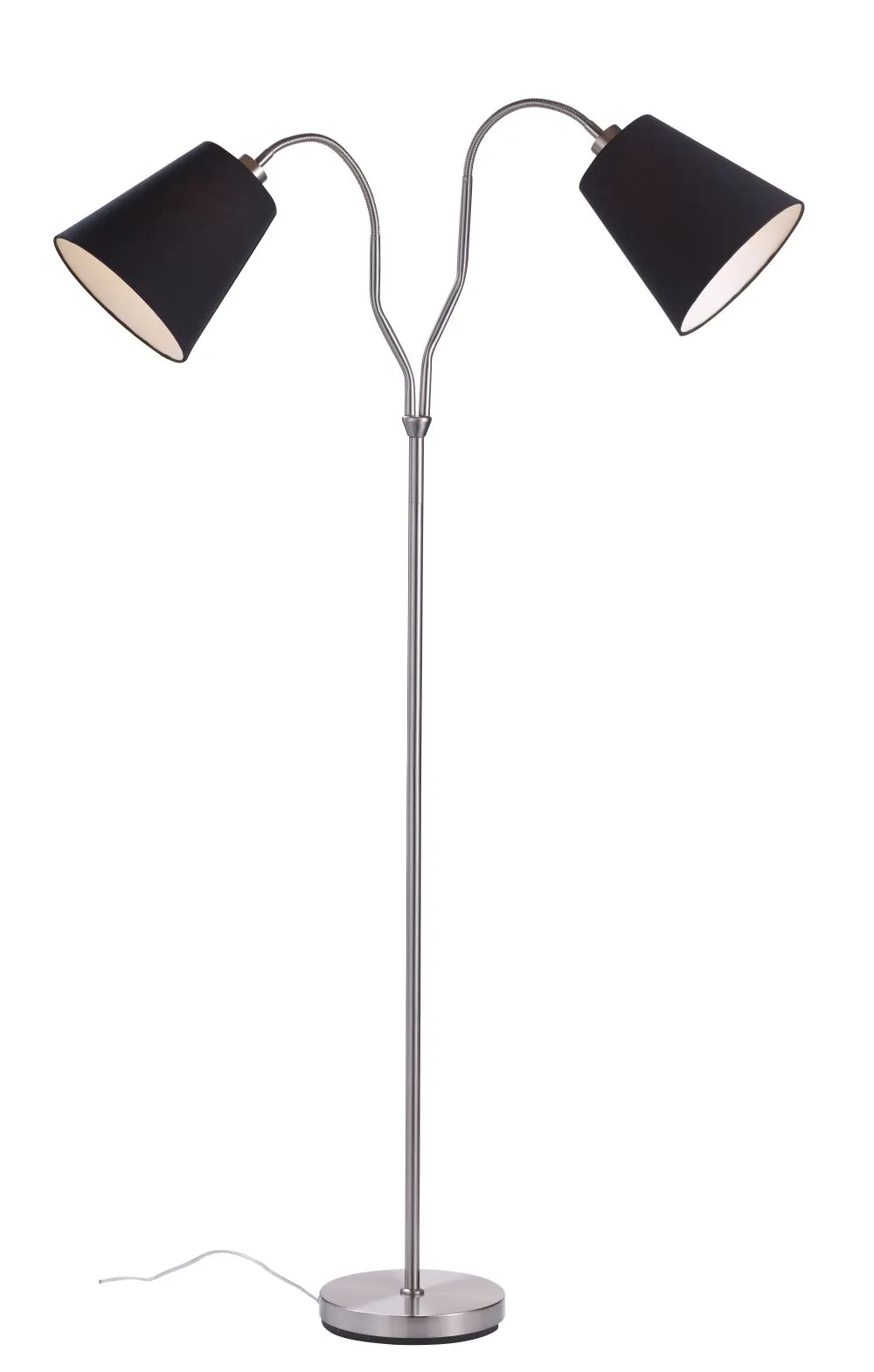 MARKSLÖJD MODENA Beltéri állólámmpa E27 2x60W szürke, feke...