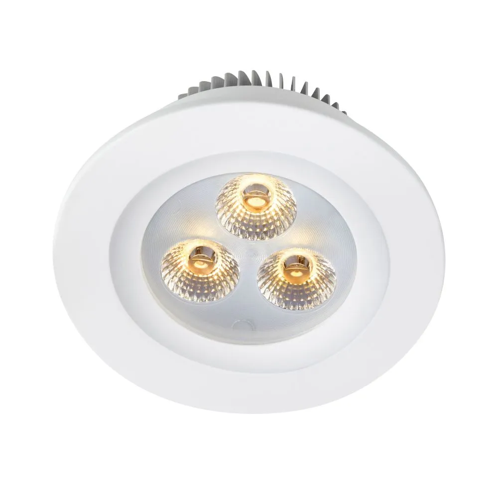 Markslöjd ZEUS Beépítheto 3x1W 5-Komplet Bialy IP44