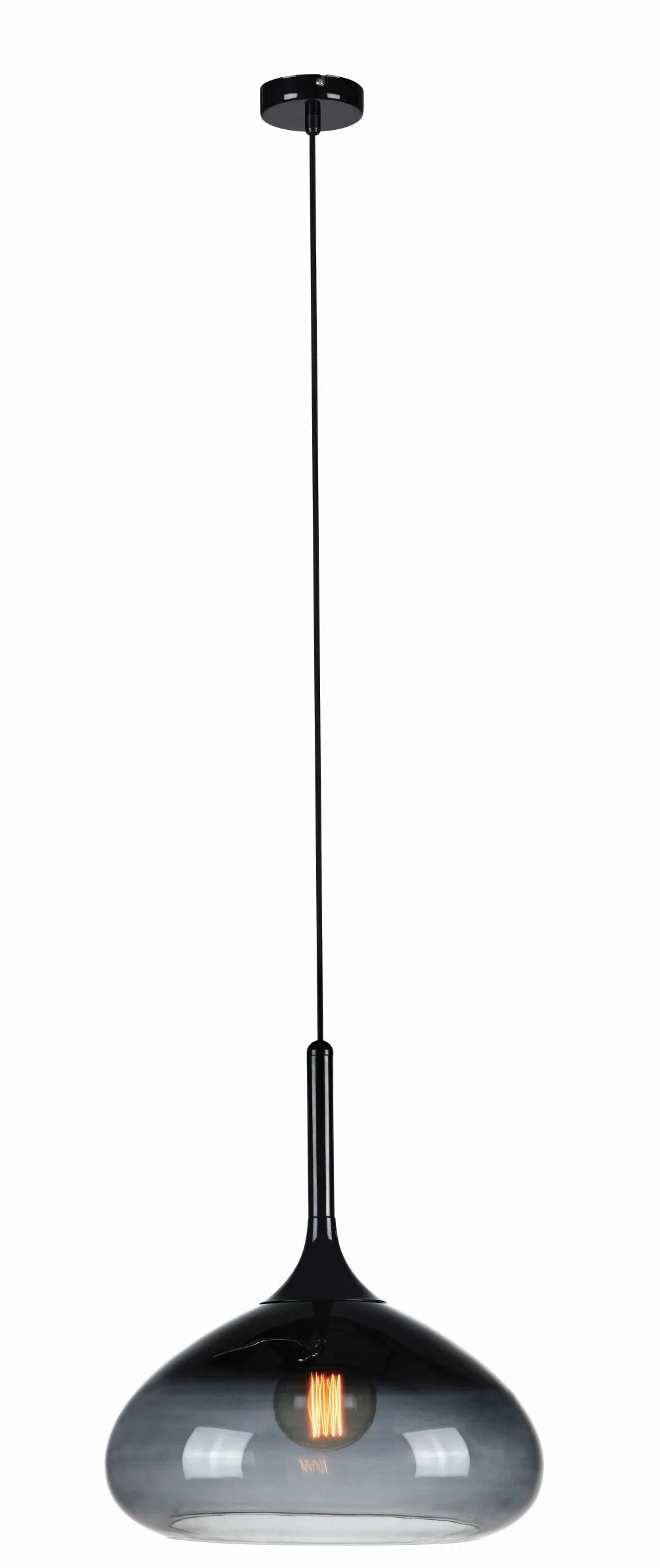 MARKSLÖJD COOPER Pendant 40cm fekete/fekete