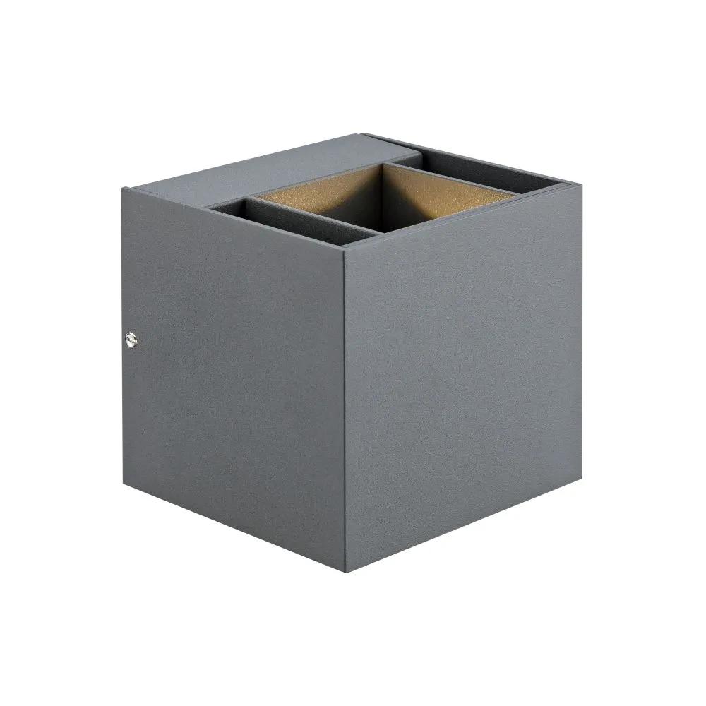 MARKSLÖJD ARGOS Kültéri fali lámpa LED 4W szürke