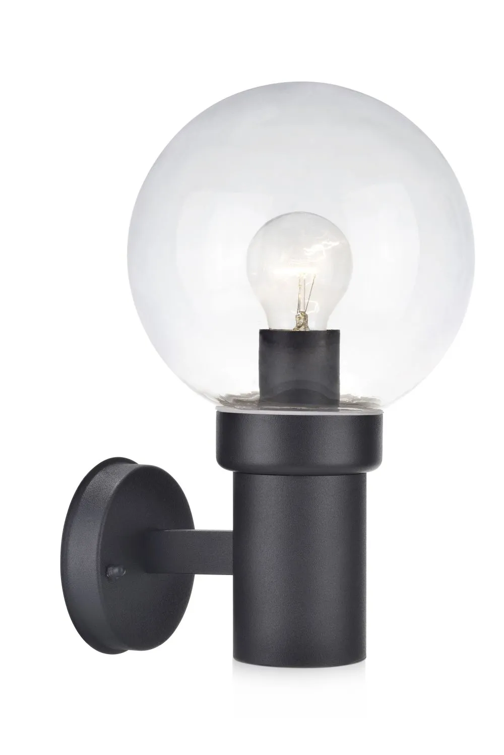 MARKSLÖJD CARIS Kültéri fali lámpa E27 40W fekete