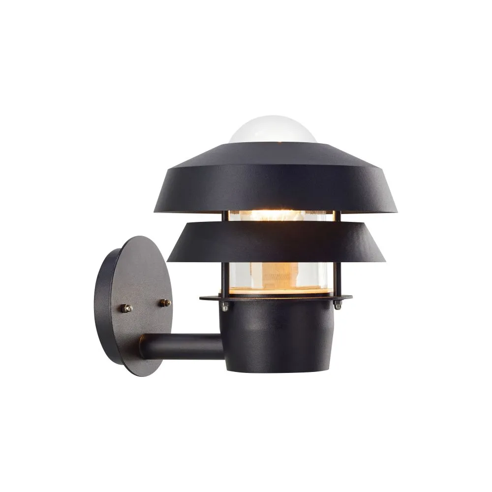 MARKSLÖJD TROY Kültéri fali lámpa E27 60W fekete