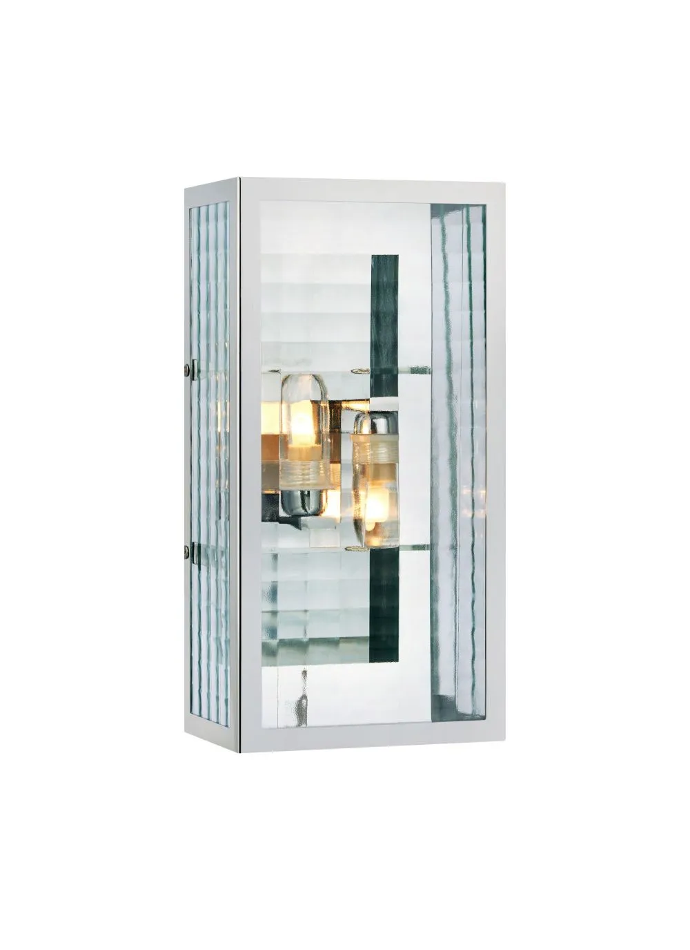 MARKSLÖJD FULHAM Kültéri fali lámpa G9 2x28W króm