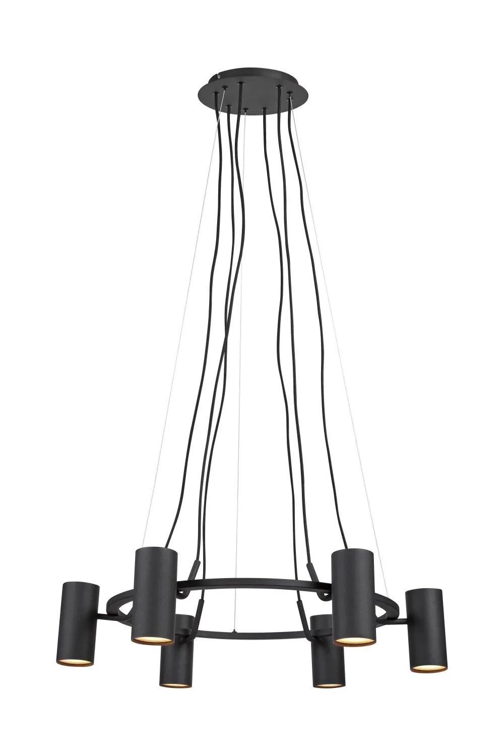 Markslöjd PORTO Függeszték GU10 6x12W fekete