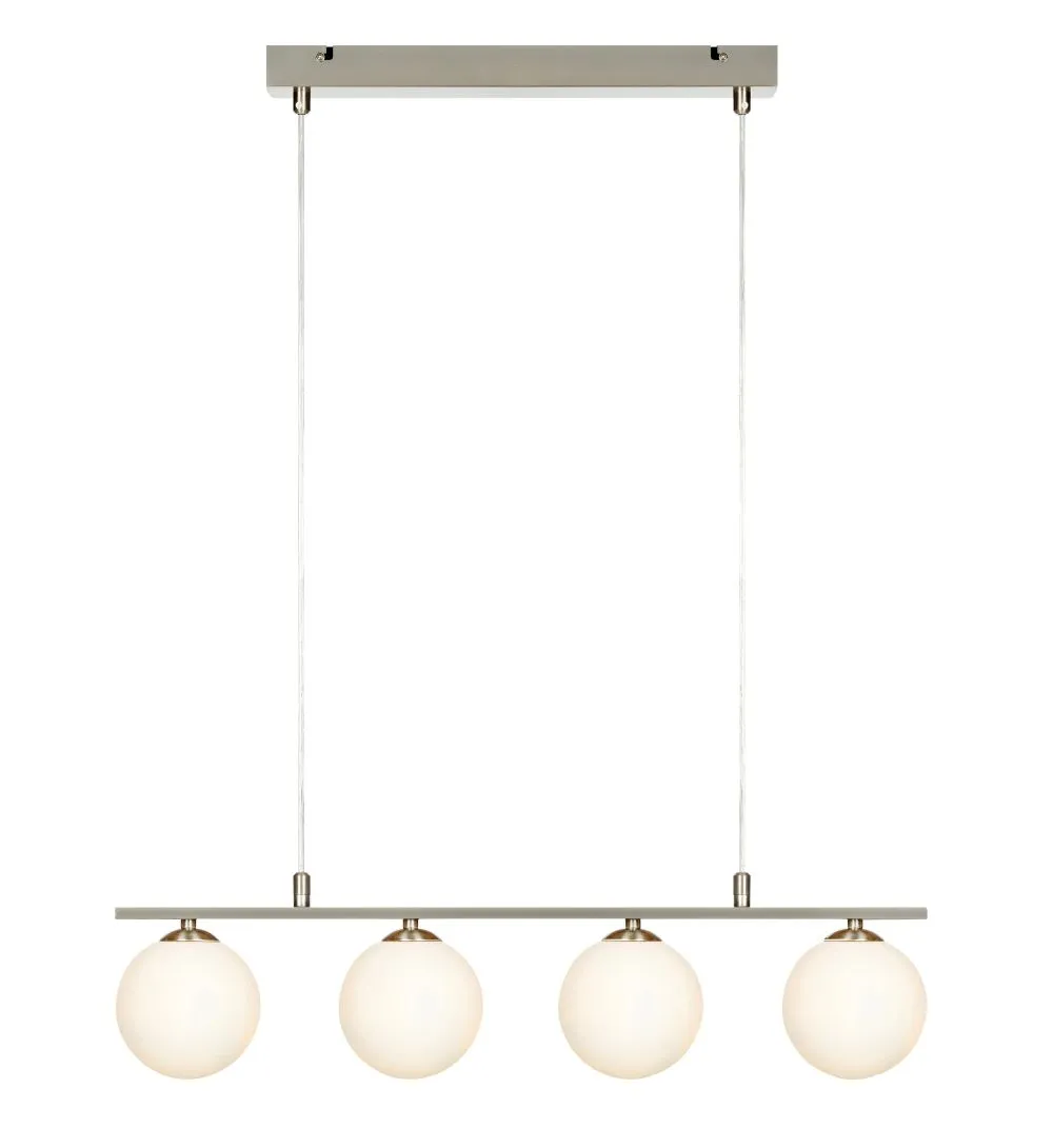 Markslöjd QUATTRO Beltéri függeszték G9 4x28W acél