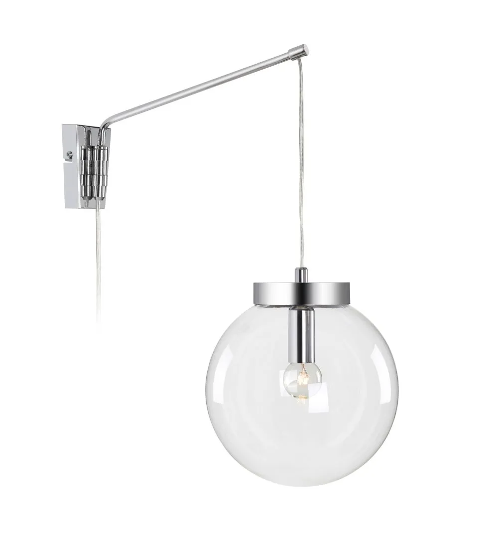 Markslöjd SICILY Kültéri fali lámpa E14 40W króm