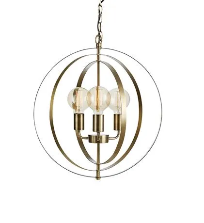 Markslöjd ORBIT Pendant 3L Antique