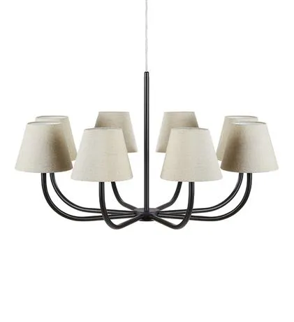 Markslöjd COZY Beltéri függeszték E27 8x20W fekete