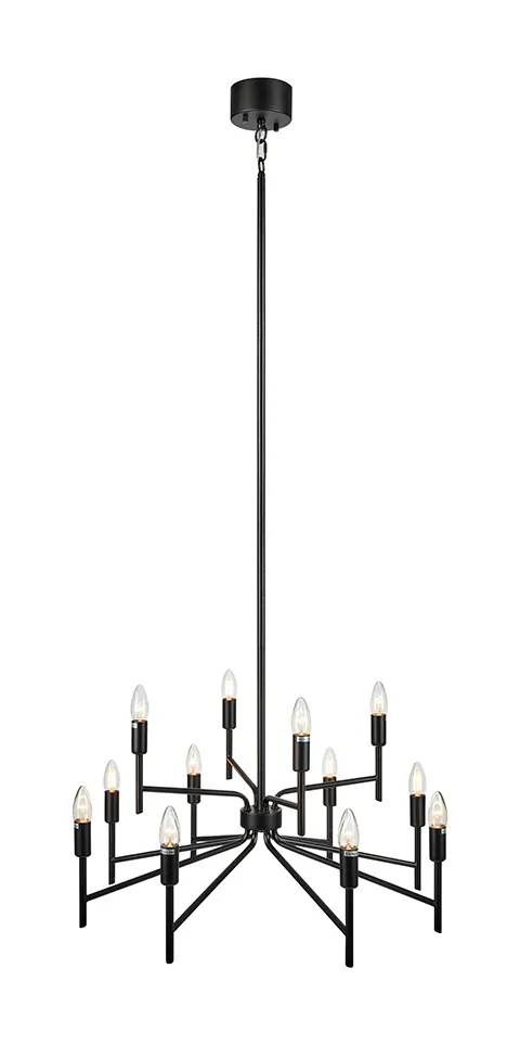 Markslöjd REGENT Pendant 12L Black