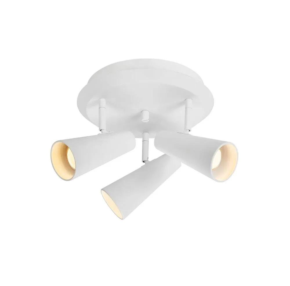 Markslöjd CREST Ceiling 3L Round Sandy White