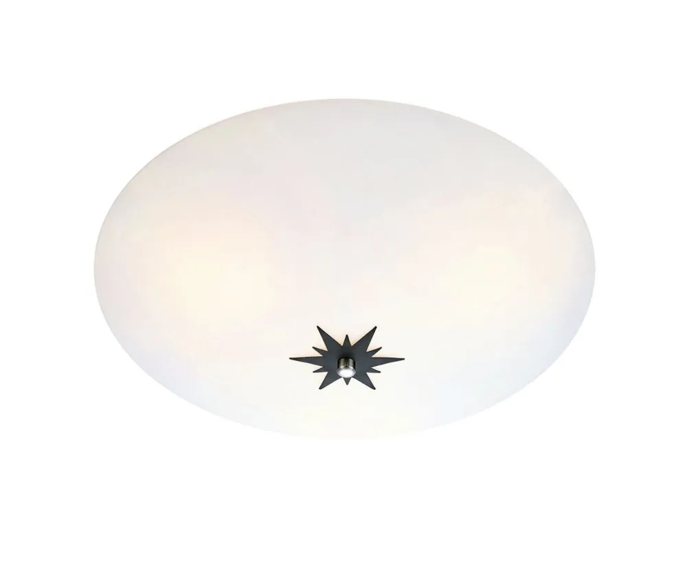 Markslöjd ROSE Plafond 43cm White/Black