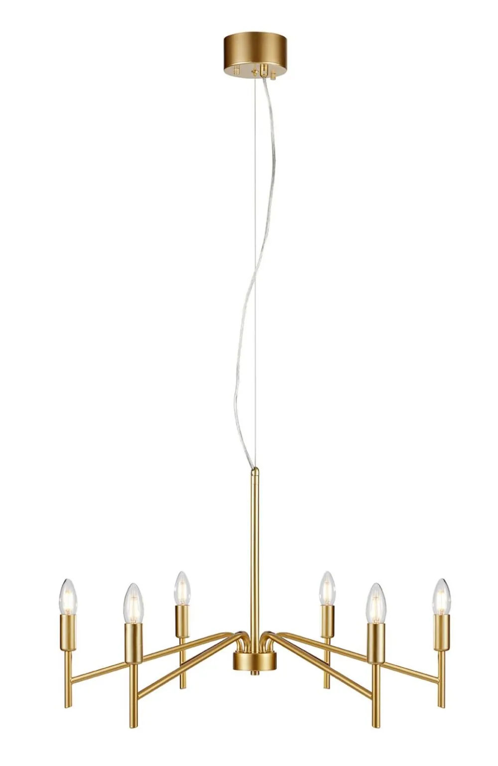 Markslöjd MONARCH Pendant 6L Painted Gold