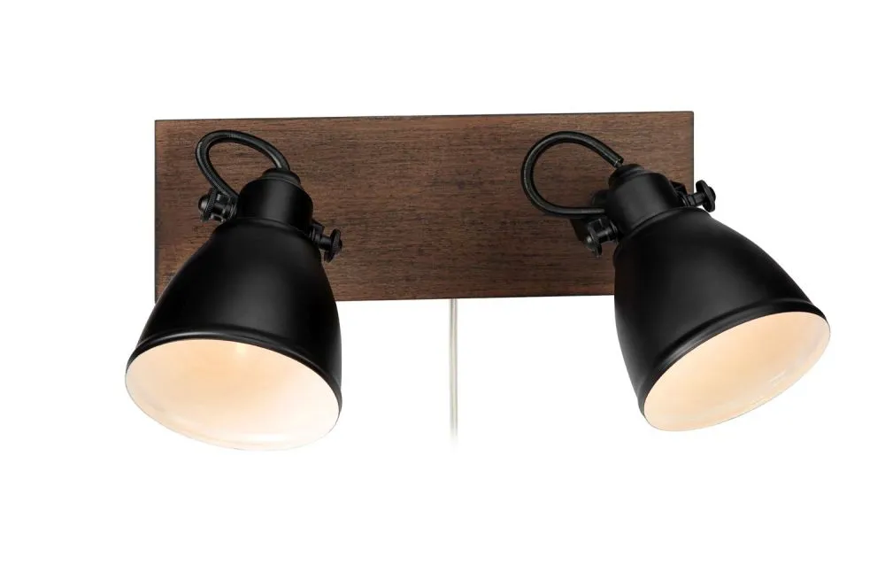 Markslöjd NATIVE Wall 2L Brown/Black