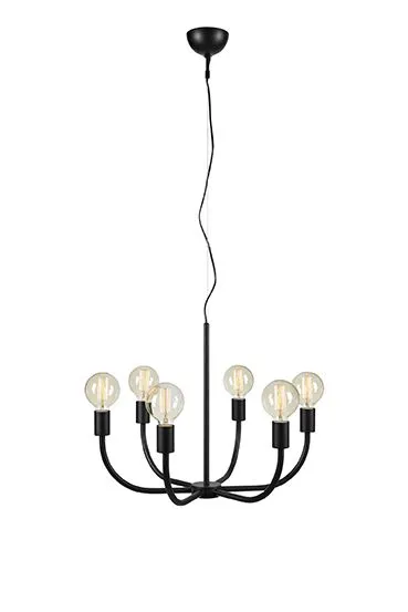 Markslöjd AMISTOSO Pendant 6L Black