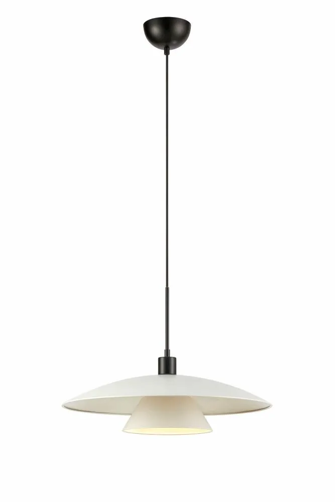 Markslöjd MILLINGE Pendant 1L Matt White/Black E27