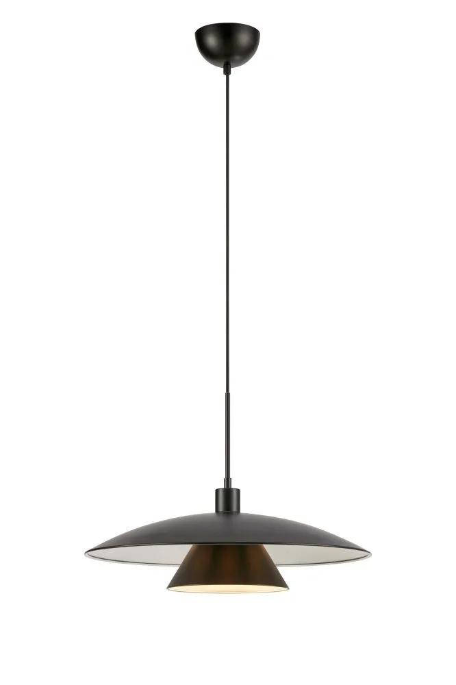 Markslöjd MILLINGE Pendant 1L  Matt Black E27