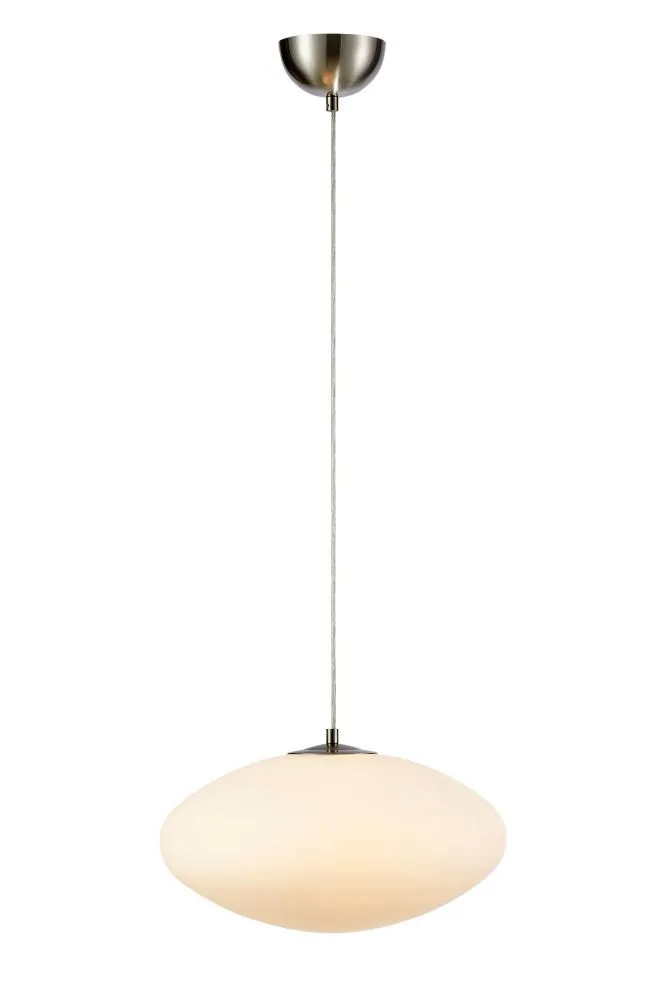 Markslöjd LOCUS Pendant 1L White/Steel E14