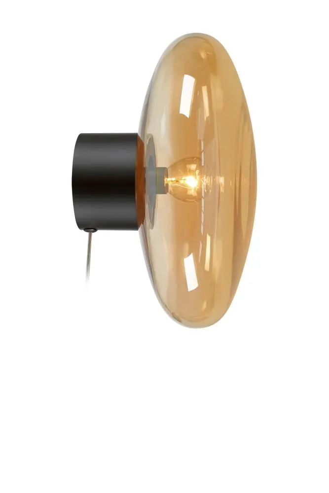 Markslöjd LOCUS Ceiling/Wall 1L Amber/Black E14