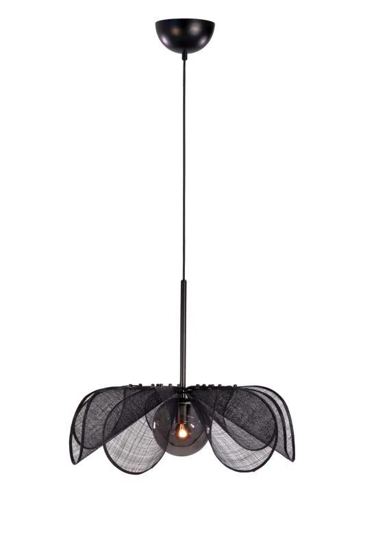 Markslöjd STYRKA Pendant 1L 63cm Black/Smoke 