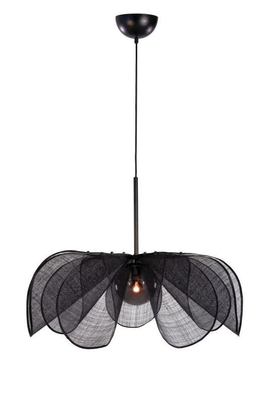 Markslöjd STYRKA Pendant 1L 75cm Black/Smoke 