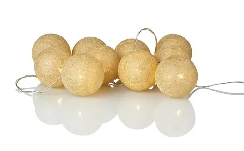 Markslöjd TWIX Lightchain 10LED Natural Jute LED 10 materi...