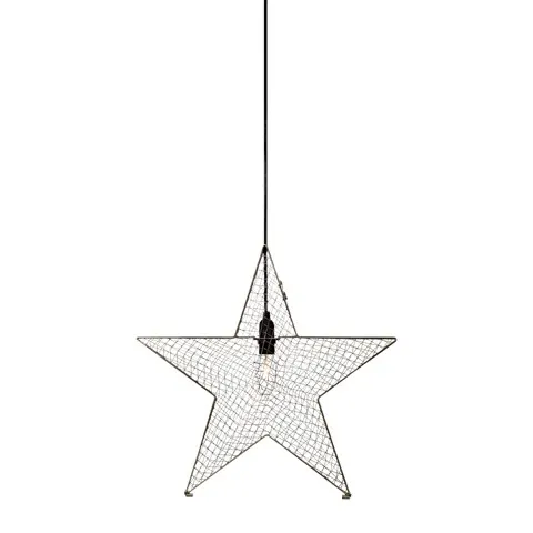 Markslöjd BYNÄS Pendant Star Net 50cm Grey - MS-703545