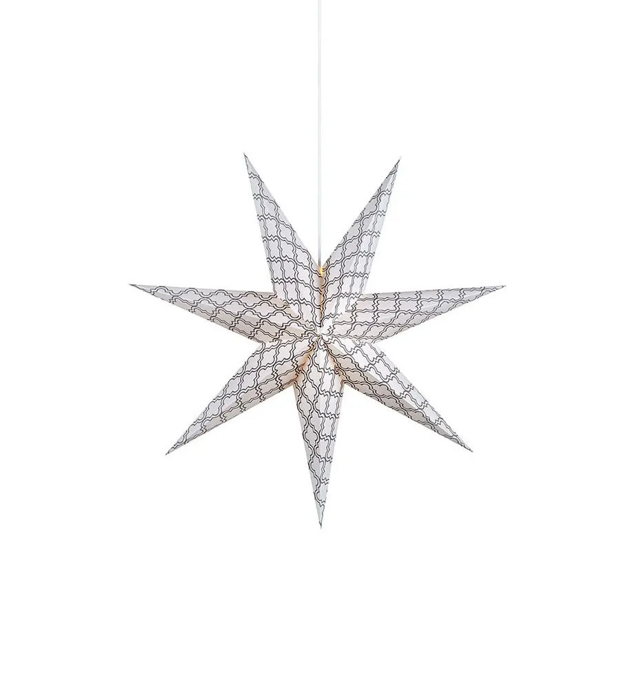 Markslöjd GRAFIK Pendant Paperstar 75cm Grey/White E14 1 p...