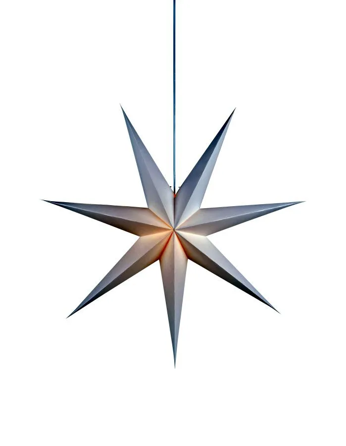 Markslöjd DUVA Pendant Star slim 75cm White E14 1 PLASTIC ...