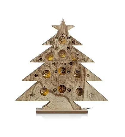 Markslöjd HULDA Tree  Wooden 40cm Natural LED 10 drewno 4,...