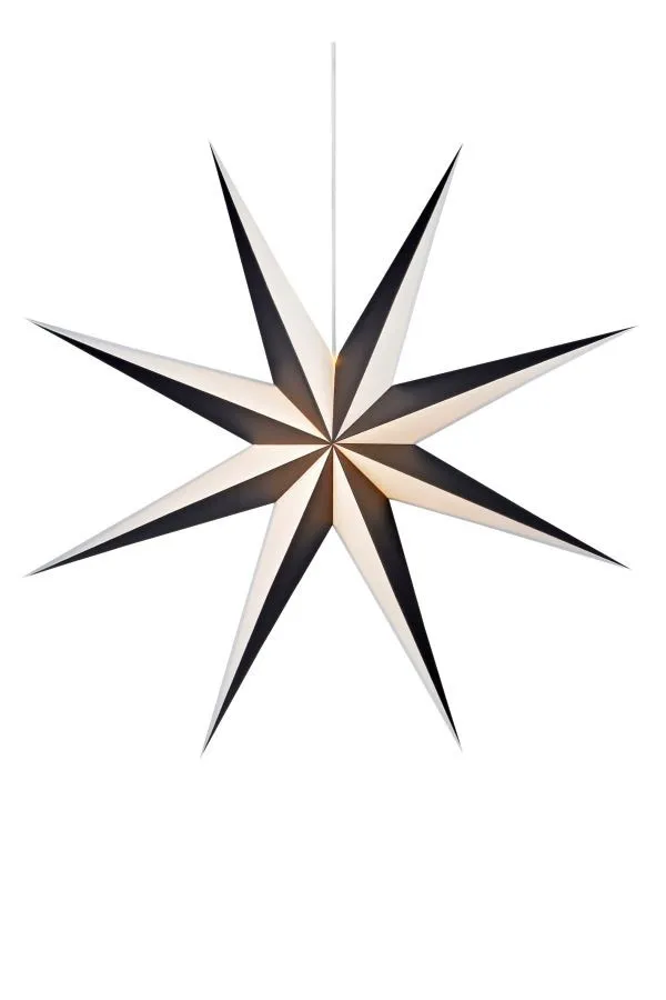 Markslöjd ALVA Pendant papierstar 75 Black White E14 E14 1...