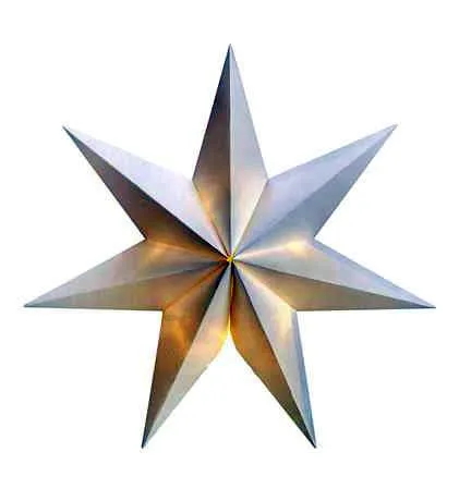 Markslöjd MALVA Paperstar suction cup 35cm White LED 10 pa...