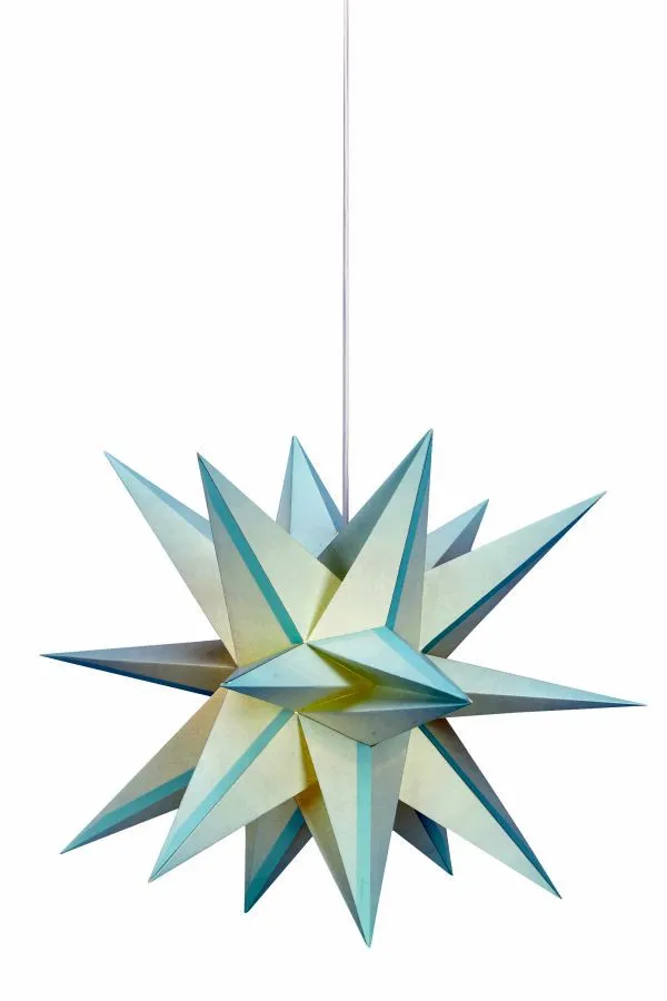 Markslöjd SKILLINGE 3D Pendant Star Light Blue E14 1 papie...