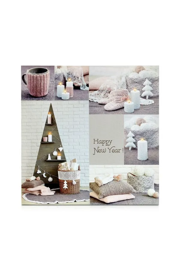 Markslöjd CANVAS Picture Modern 50x50 Timer LED 9 papier 3...