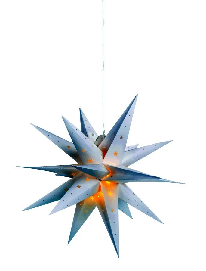 Markslöjd VECTRA 3D plastik star 60 cm IP44 LED 12x0,04W p...