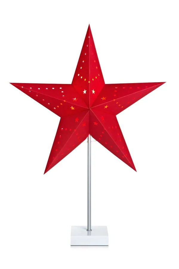Markslöjd JENNY Table Deco Paperstar Red E14 1 WOOD 230V