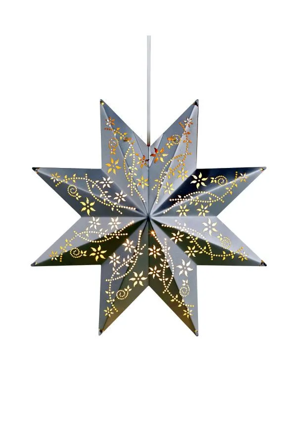 Markslöjd SILVA Pendant Star 30cm Silver E14 1 PLASTIC 230...