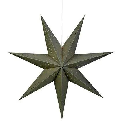 Markslöjd MORRIS 75  papierstar Pendant Holepattern  E14 1...