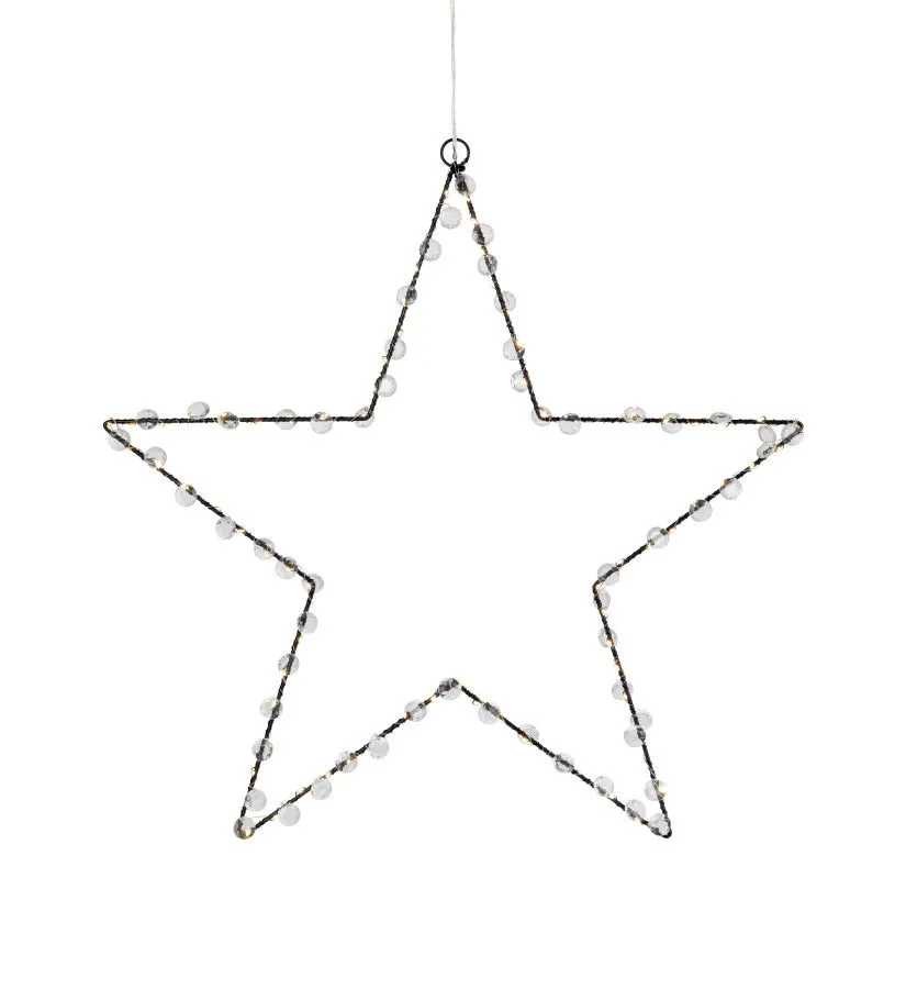 Markslöjd WIVI Hanging Star 50cm Black DIOD/LED 80 METAL 3...