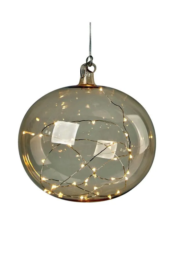 Markslöjd LINA Pendant 18cm 20L B/O Amber  LED 20x0,03W sz...