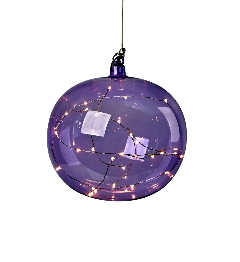 Markslöjd LINA Pendant 18cm 20L B/O Purple LED 20x0,03W gl...